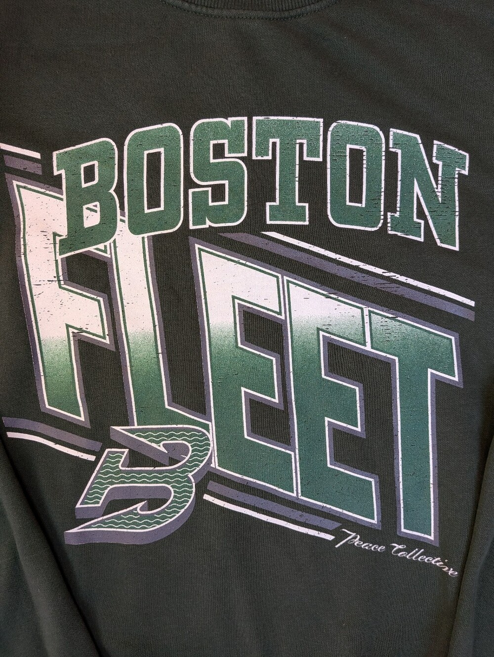 Boston Fleet Crewneck Sweatshirt PWHL Adult XL Unisex Peace Collective Fleece